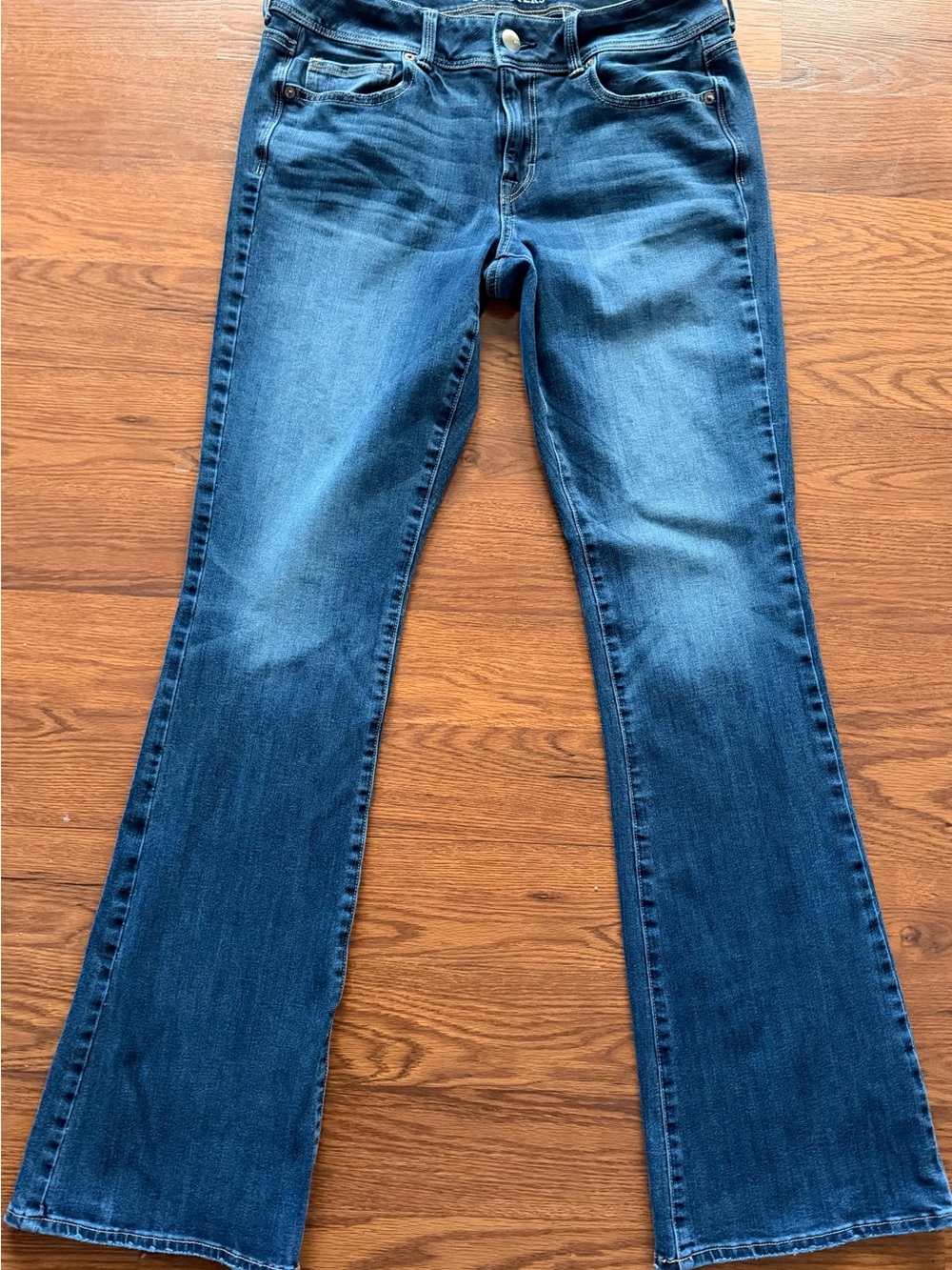 American Eagle Outfitters Dark Blue Flare Jeans